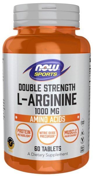 Foto 5 pulgar | Suplemento Now Foods L-arginina De Doble Concentración  1000 Mg  60 Comprimidos - Venta Internacional.