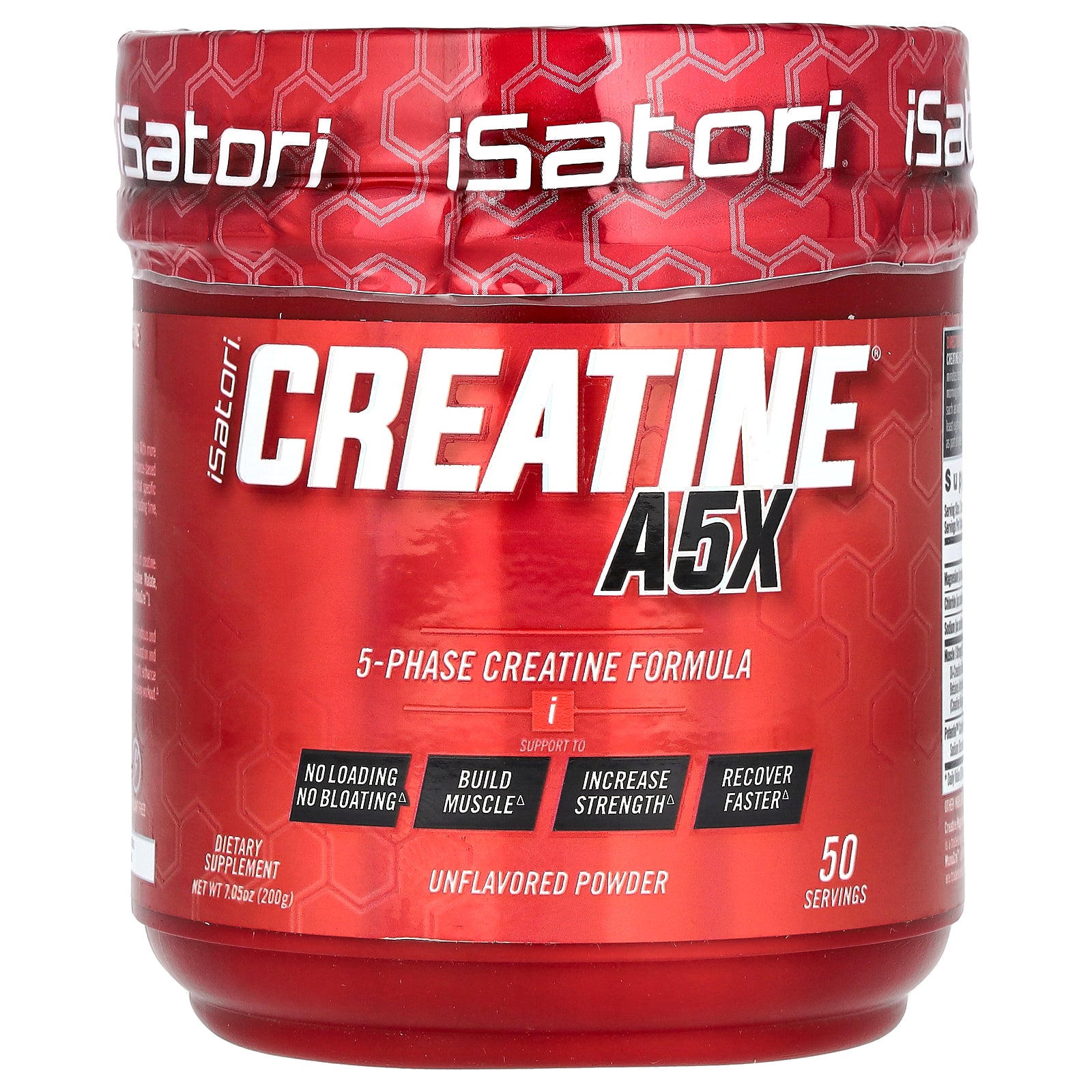 Foto 1 | Suplemento Isatori Creatina A5x En Polvo Sin Sabor 200 G - Venta Internacional.