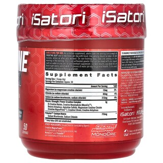 Foto 2 | Suplemento Isatori Creatina A5x En Polvo Sin Sabor 200 G - Venta Internacional.