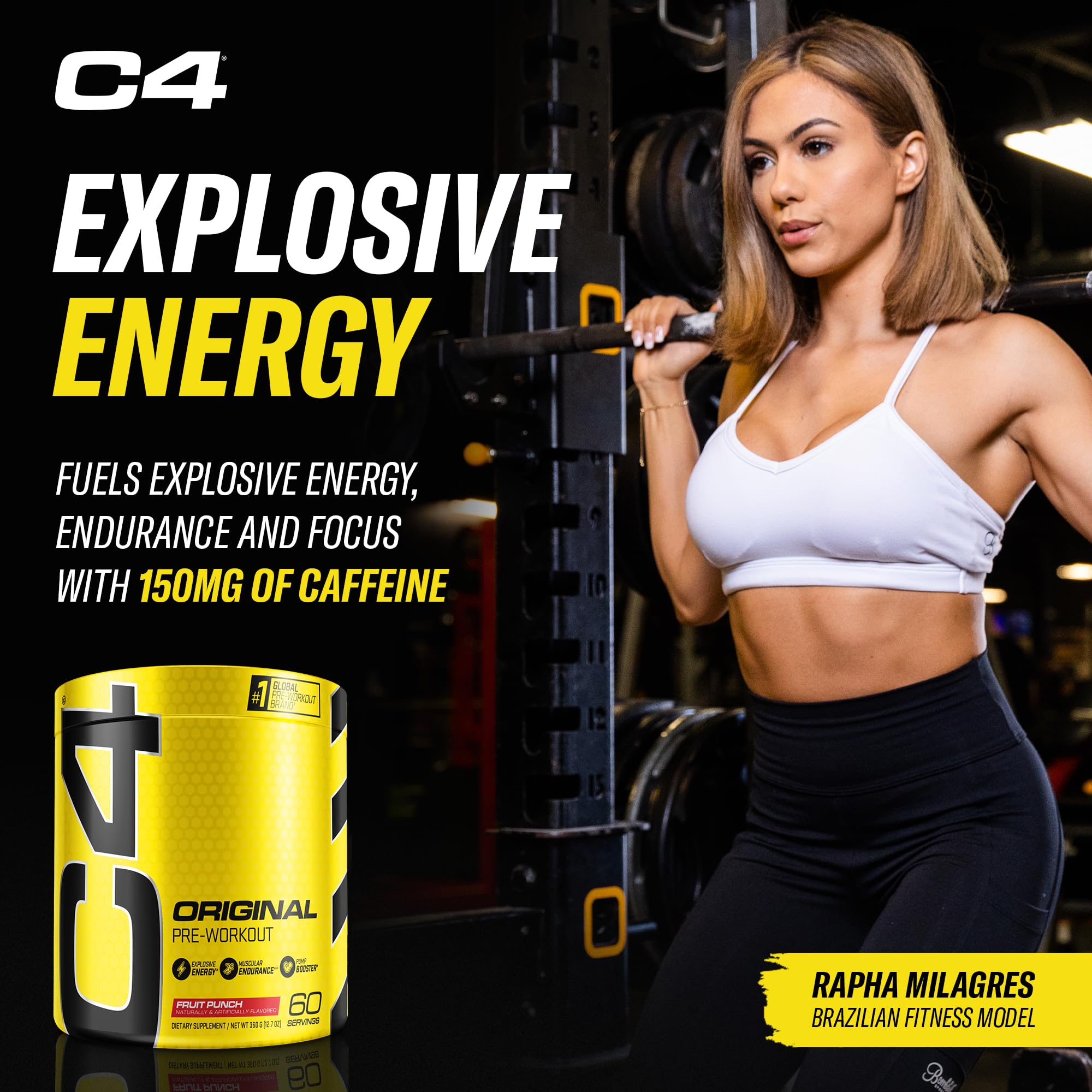 Foto 6 pulgar | Polvo Pre Workout Cellucor C4 Original Fruit Punch 60sv - Venta Internacional.