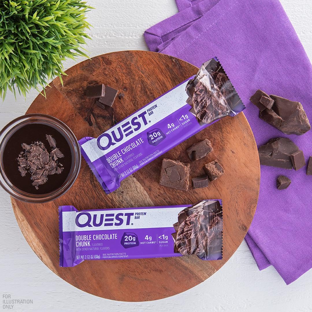 Foto 5 pulgar | Barras De Proteína Quest Nutrition  Doble Trozo De Chocolate  20 G - Venta Internacional.
