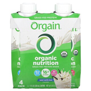 Foto 1 | Batido De Proteínas Orgain Orgain Organic Nutrition Vainilla Dulce 330 Ml X 4 - Venta Internacional.