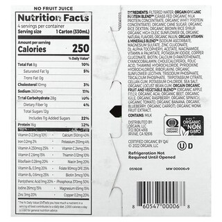 Foto 2 | Batido De Proteínas Orgain Orgain Organic Nutrition Vainilla Dulce 330 Ml X 4 - Venta Internacional.