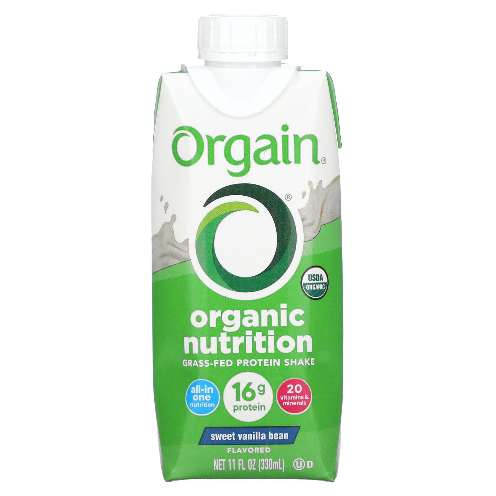 Foto 4 pulgar | Batido De Proteínas Orgain Orgain Organic Nutrition  Vainilla Dulce  330 Ml X 4 - Venta Internacional.