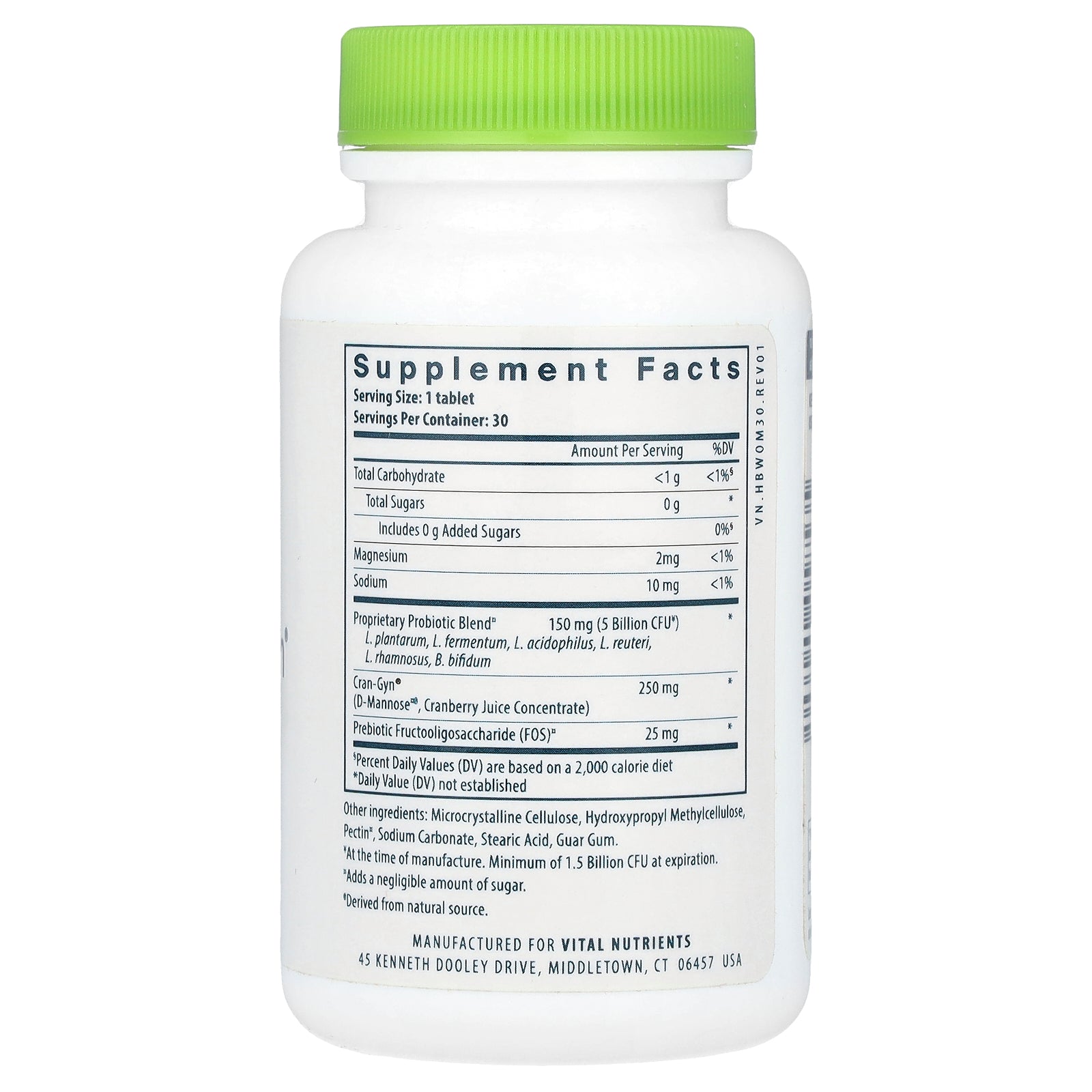 Foto 3 pulgar | Suplemento Vital Nutrients Hyperbiotics Probiótico A Favor De La Mujer - Venta Internacional.