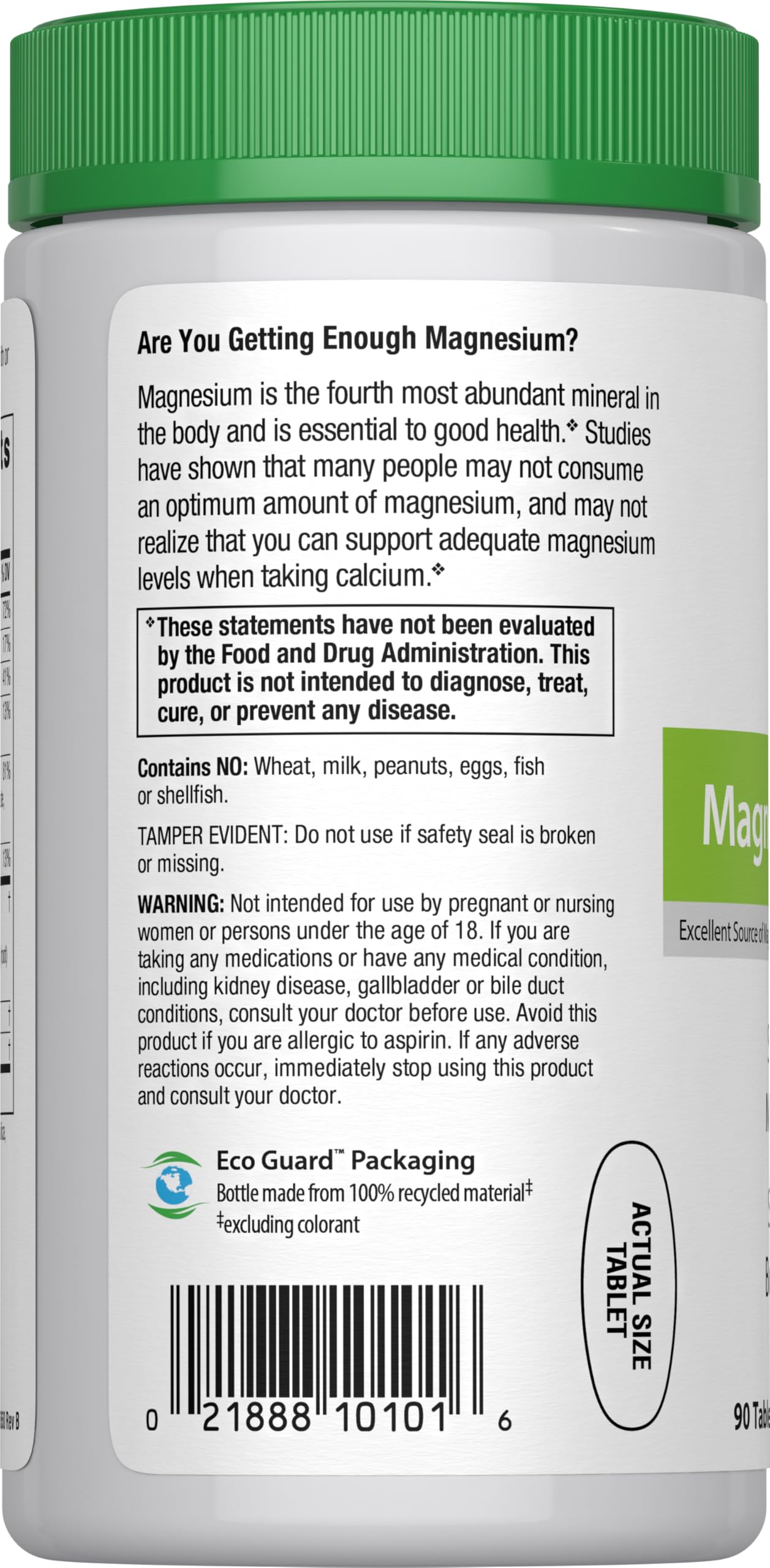Foto 3 pulgar | Suplemento Rainbow Light Magnesio Calcium Plus 90 Tabletas - Venta Internacional