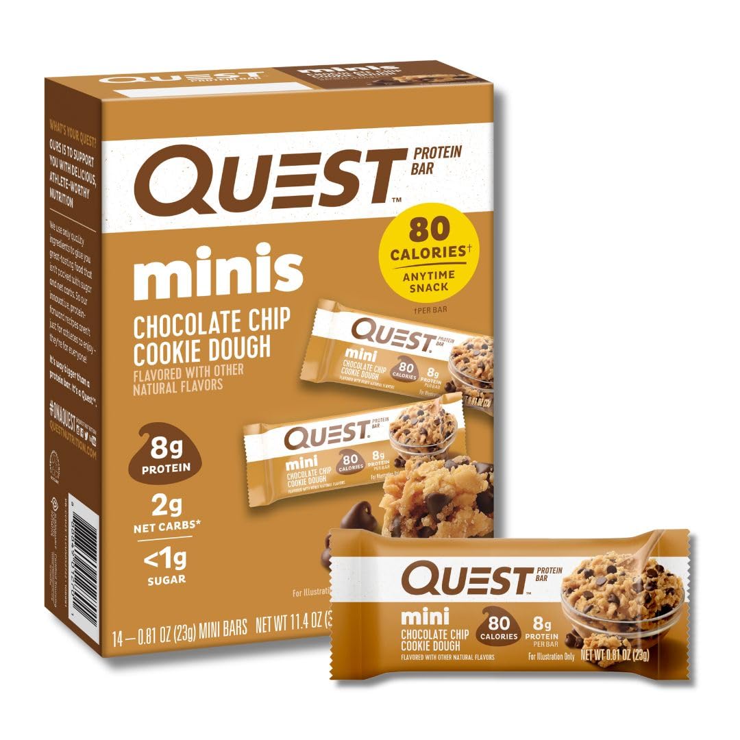 Foto 2 pulgar | Mini Masa Para Galletas Con Chispas De Chocolate De Protein Bars Quest Nutrition - Venta Internacional.