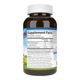 Foto 2 | Suplemento Alimenticio Pastillas Carlson Zinc-ease Health Support Lemon 180 Unidades - Venta Internacional.