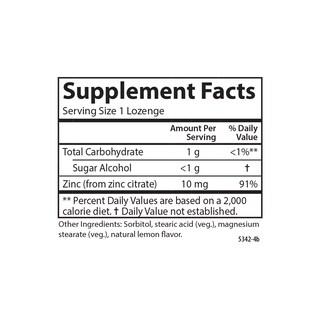 Foto 4 | Suplemento Alimenticio Pastillas Carlson Zinc-ease Health Support Lemon 180 Unidades - Venta Internacional.