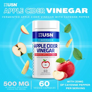 Foto 5 | Suplemento De Vinagre De Sidra De Manzana Usn Vibrance Series 60 Cápsulas - Venta Internacional.