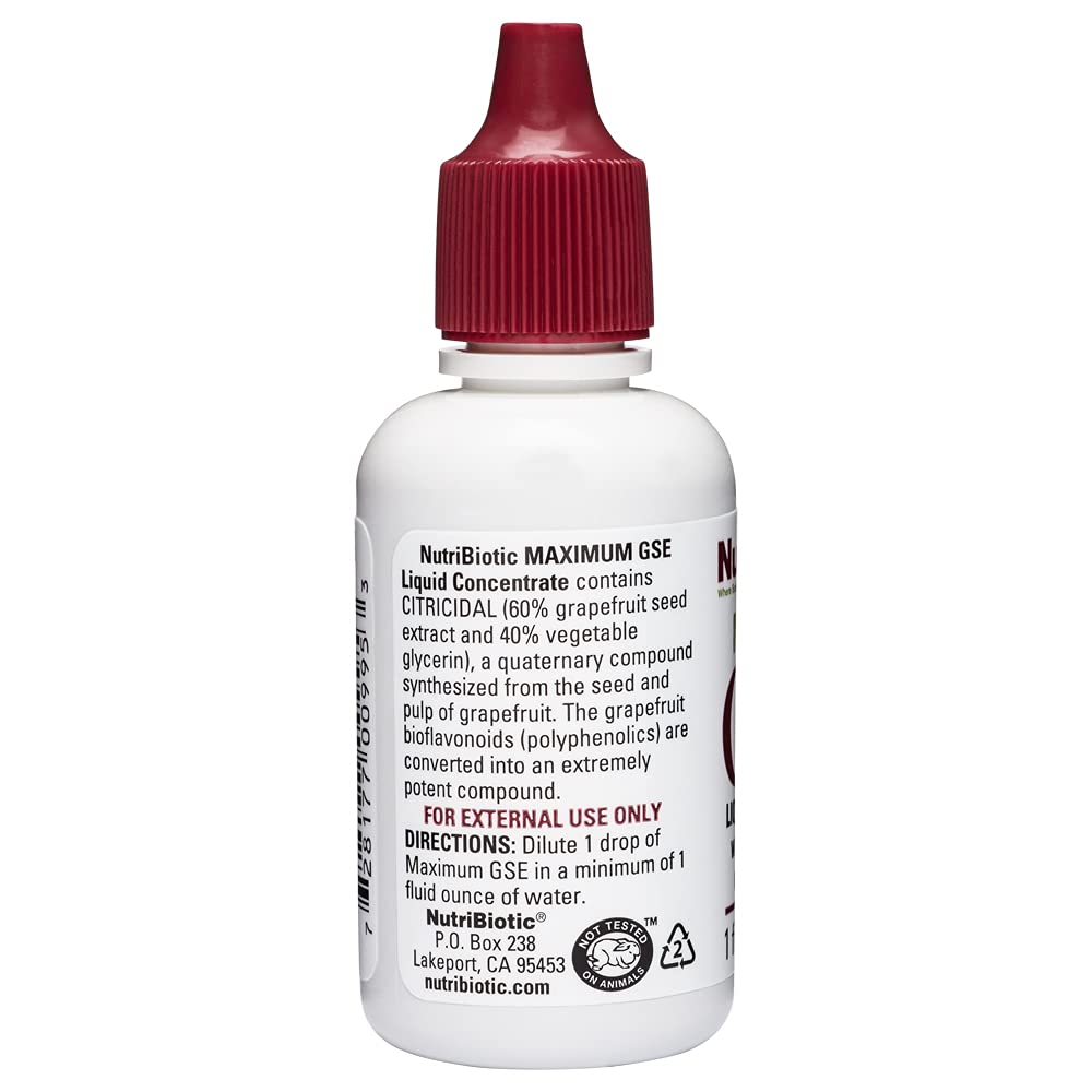 Foto 4 pulgar | Extracto De Semilla De Pomelo Nutribiotic Maximum Gse Líquido De 30 Ml - Venta Internacional.