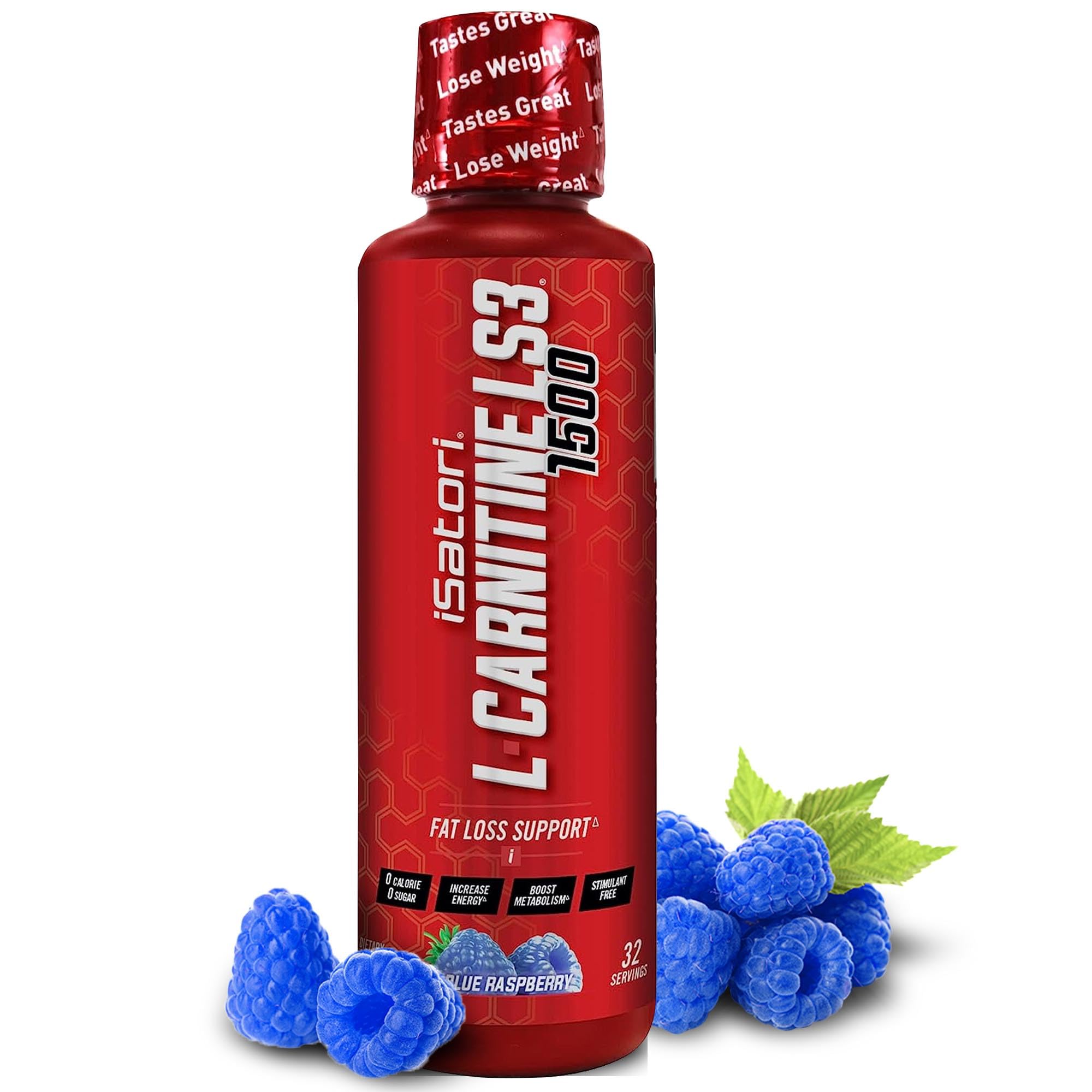Foto 1 | Suplemento Isatori L-carnitina Ls3 1500 Frambuesa Azul 960 Ml - Venta Internacional.