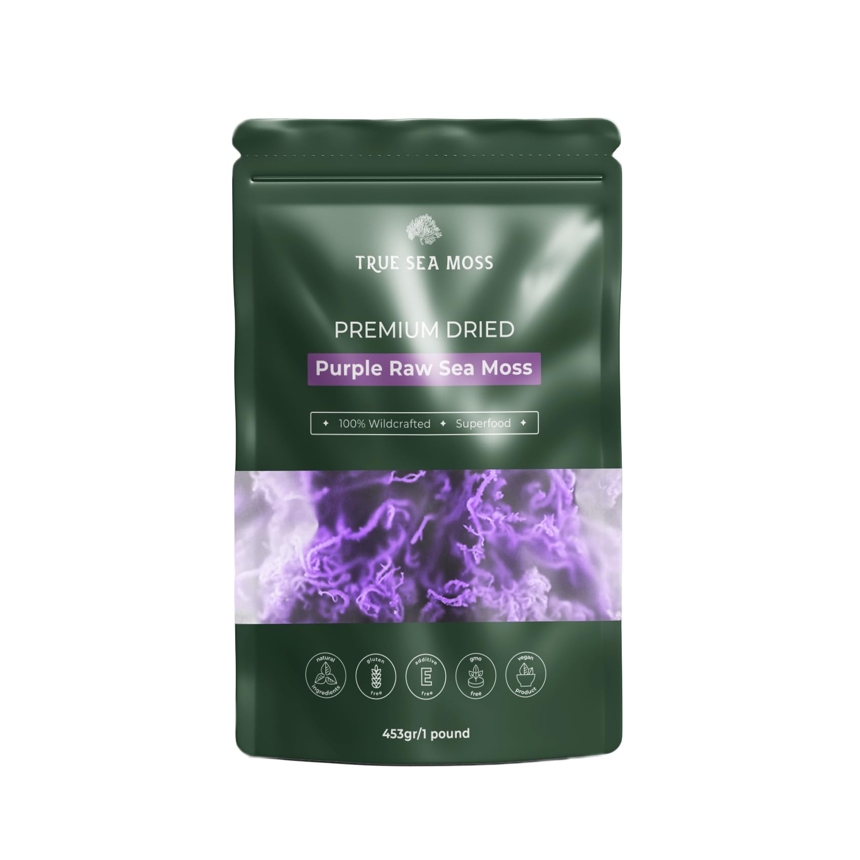 Foto 2 pulgar | Sea Moss Trueseamoss Purple Raw  100% Orgánico  Irlandés  454 G - Venta Internacional.