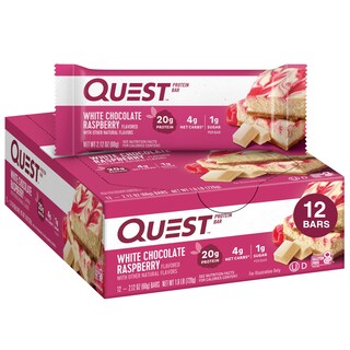 Foto 1 | Protein Bar Quest Nutrition Chocolate Blanco Y Frambuesa 12 Veces - Venta Internacional.