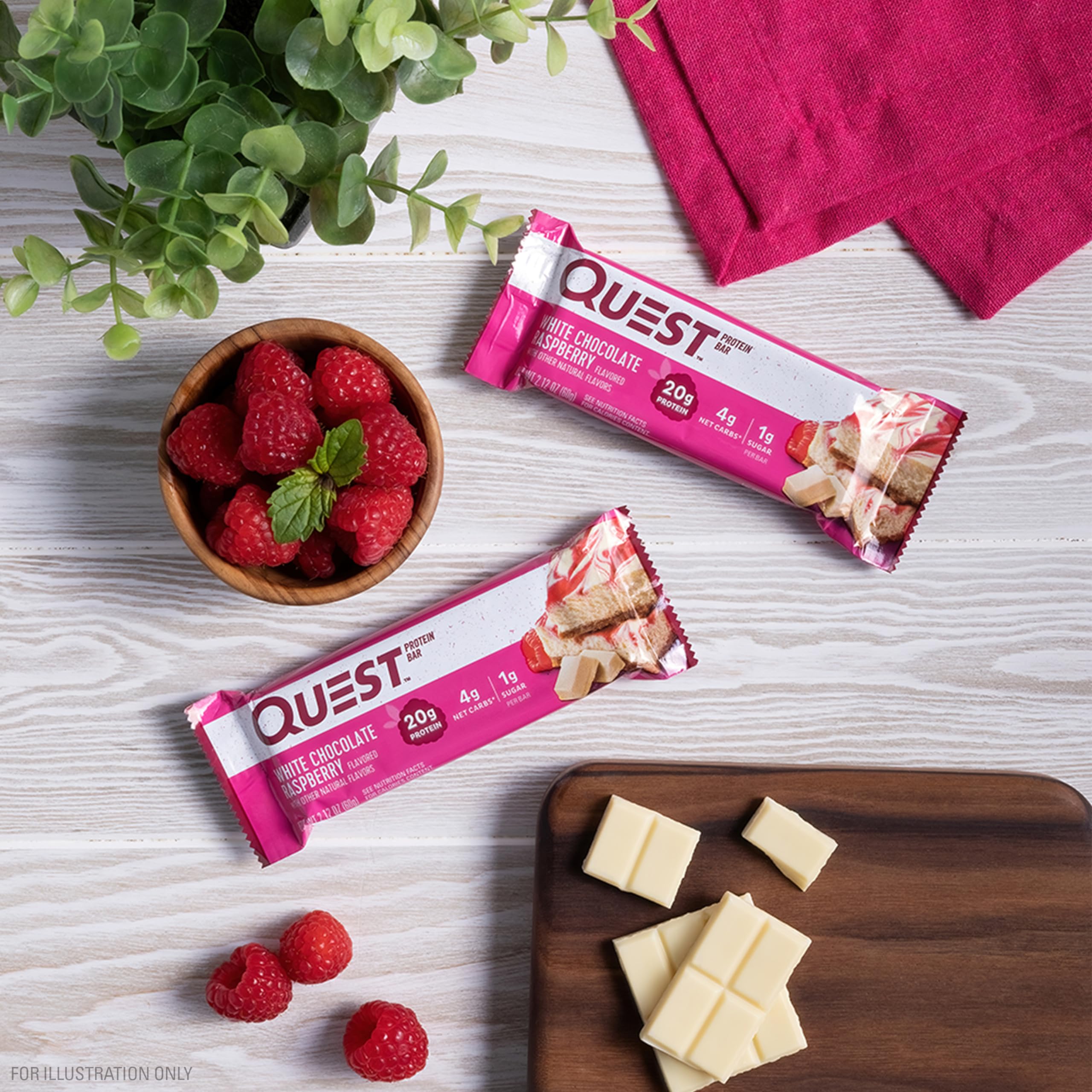 Foto 5 pulgar | Protein Bar Quest Nutrition  Chocolate Blanco Y Frambuesa  12 Veces - Venta Internacional.
