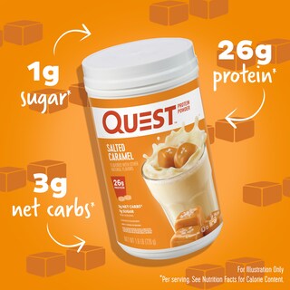 Foto 2 | Protein Powder Quest Nutrition Caramelo Salado 750 G - Venta Internacional.
