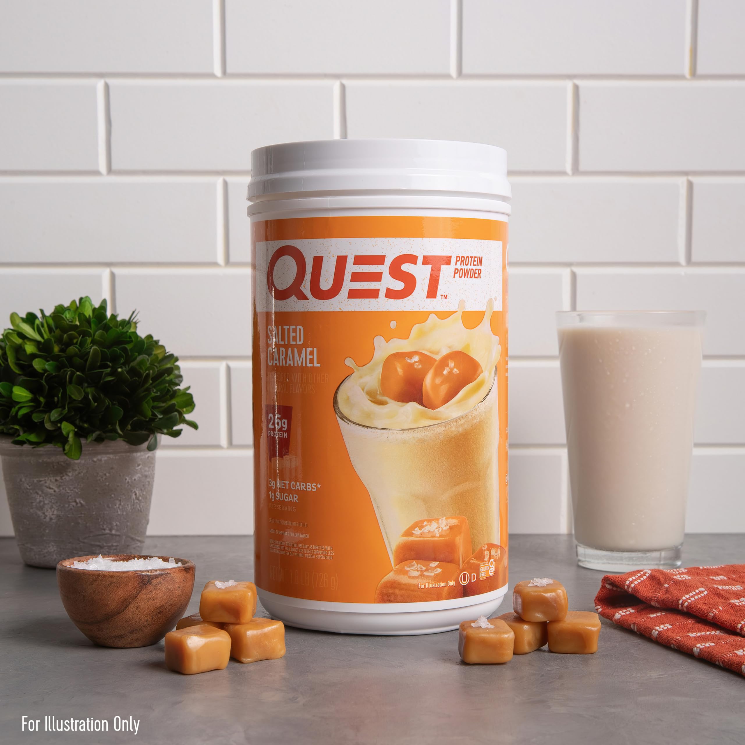 Foto 5 pulgar | Protein Powder Quest Nutrition Caramelo Salado 750 G - Venta Internacional.