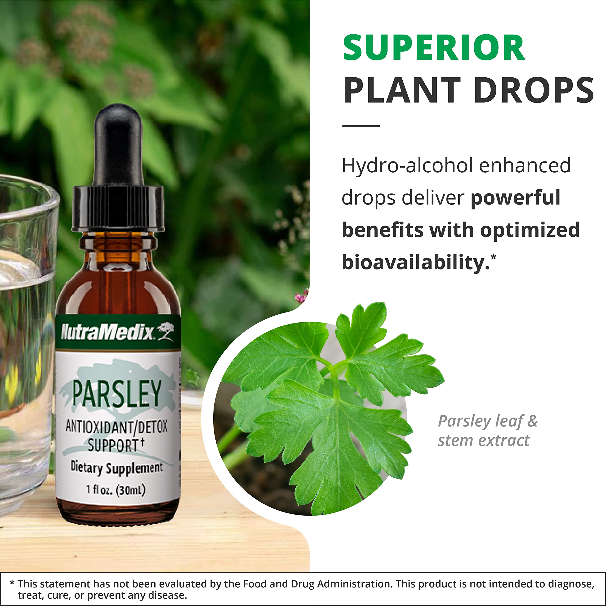 Foto 6 pulgar | Suplemento Herbal Nutramedix Extracto De Hoja/tallo De Perejil 30 Ml - Venta Internacional.