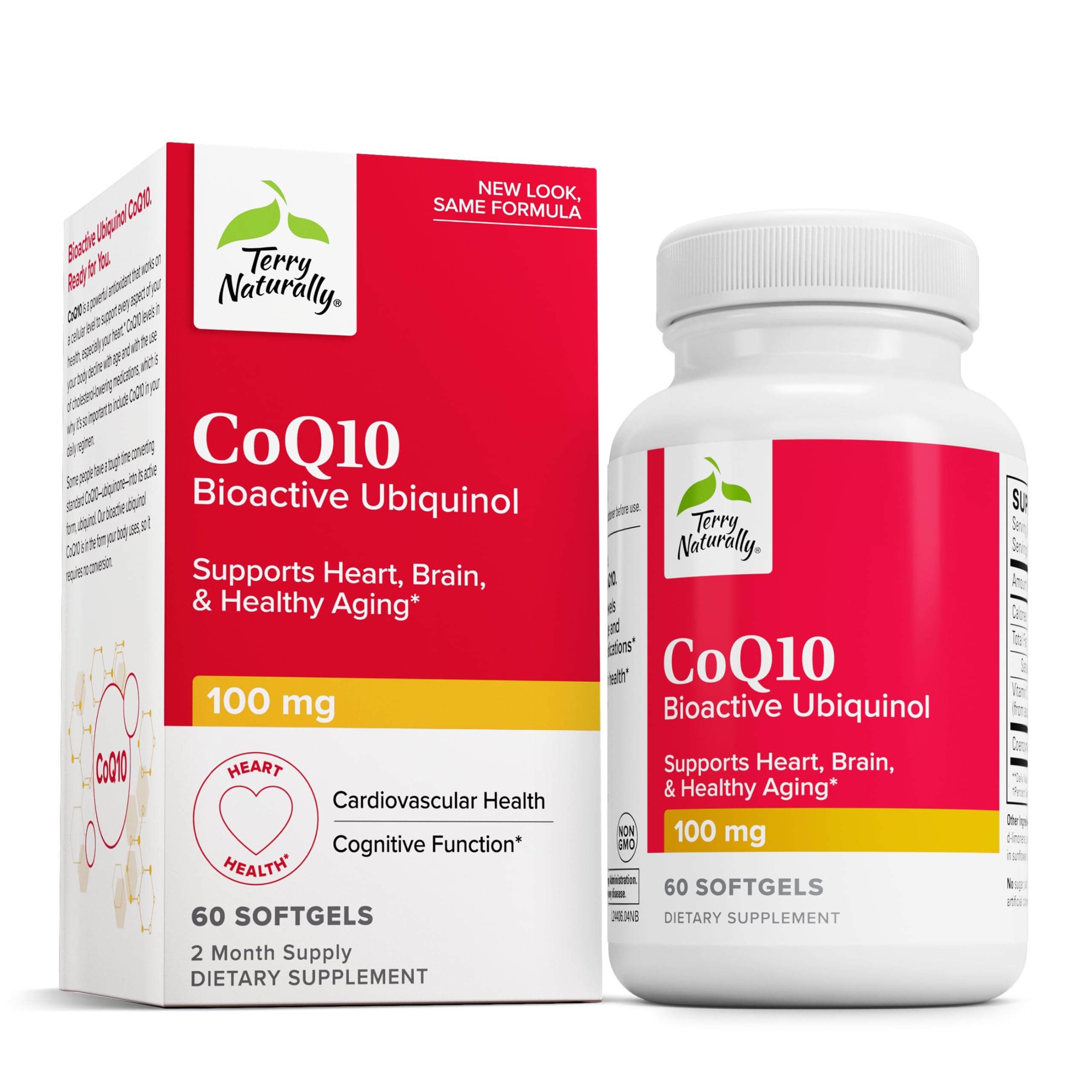 Foto 2 pulgar | Suplemento Terry Naturally Coq10 Bioactive Ubiquinol 60 Cápsulas Blandas - Venta Internacional.