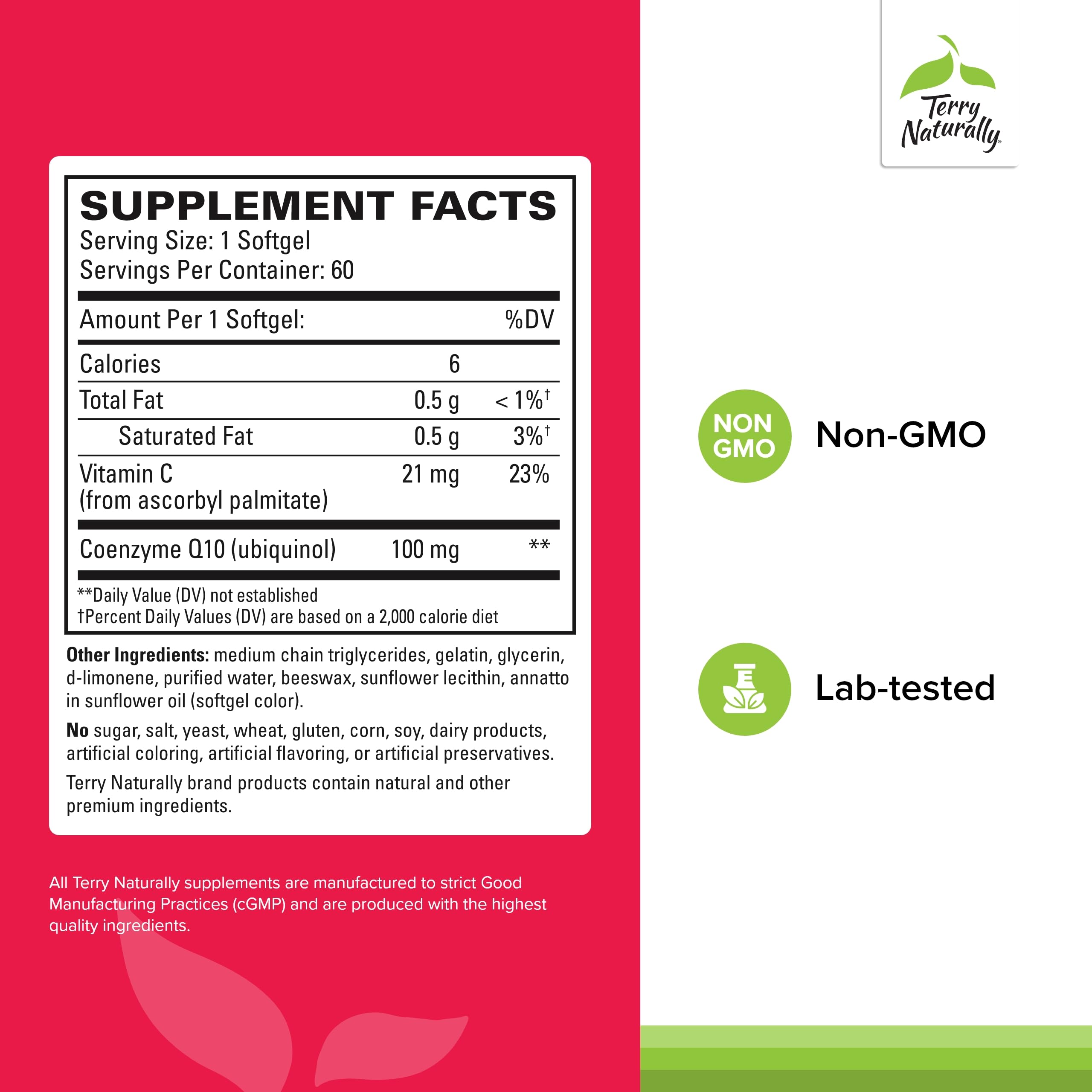 Foto 3 pulgar | Suplemento Terry Naturally Coq10 Bioactive Ubiquinol 60 Cápsulas Blandas - Venta Internacional.