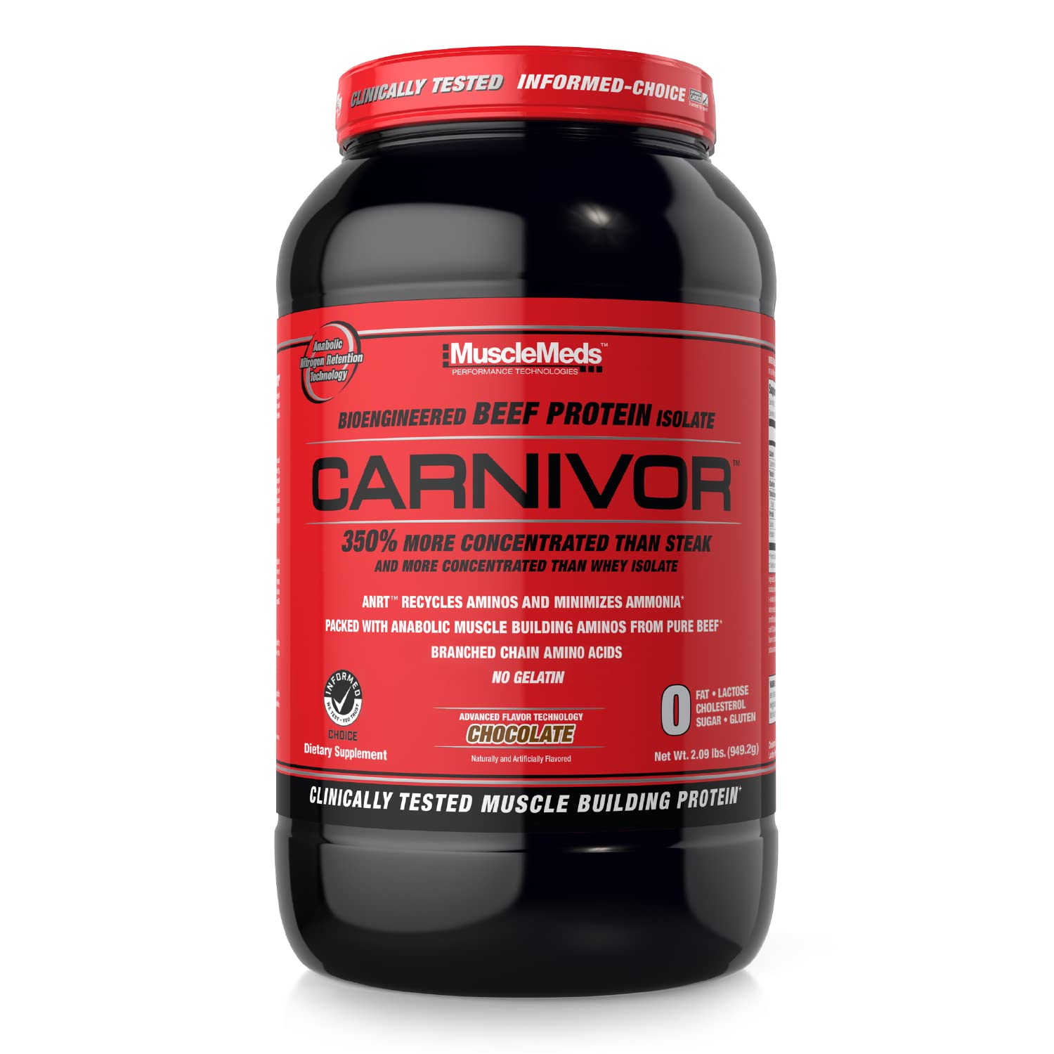 Foto 2 pulgar | Proteína En Polvo Musclemeds Carnivor Beef Isolate 23 G De Chocolate - Venta Internacional.