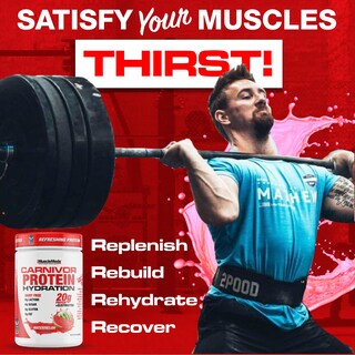 Foto 6 | Bebida Hidratante Proteica En Polvo Musclemeds Carnivor 20 G Sandía - Venta Internacional.