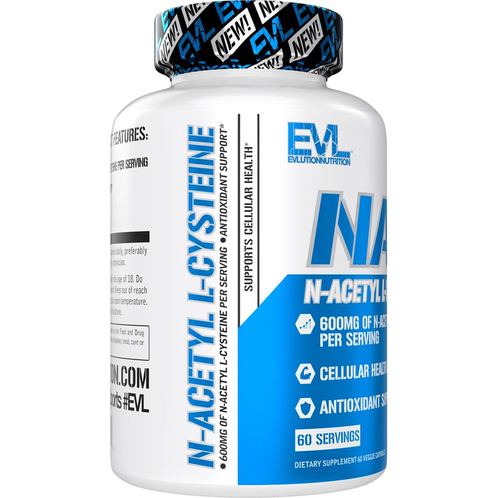 Foto 5 pulgar | Suplemento Nac N-acetil L-cisteína De Evolution Nutrition 600 Mg - Venta Internacional.