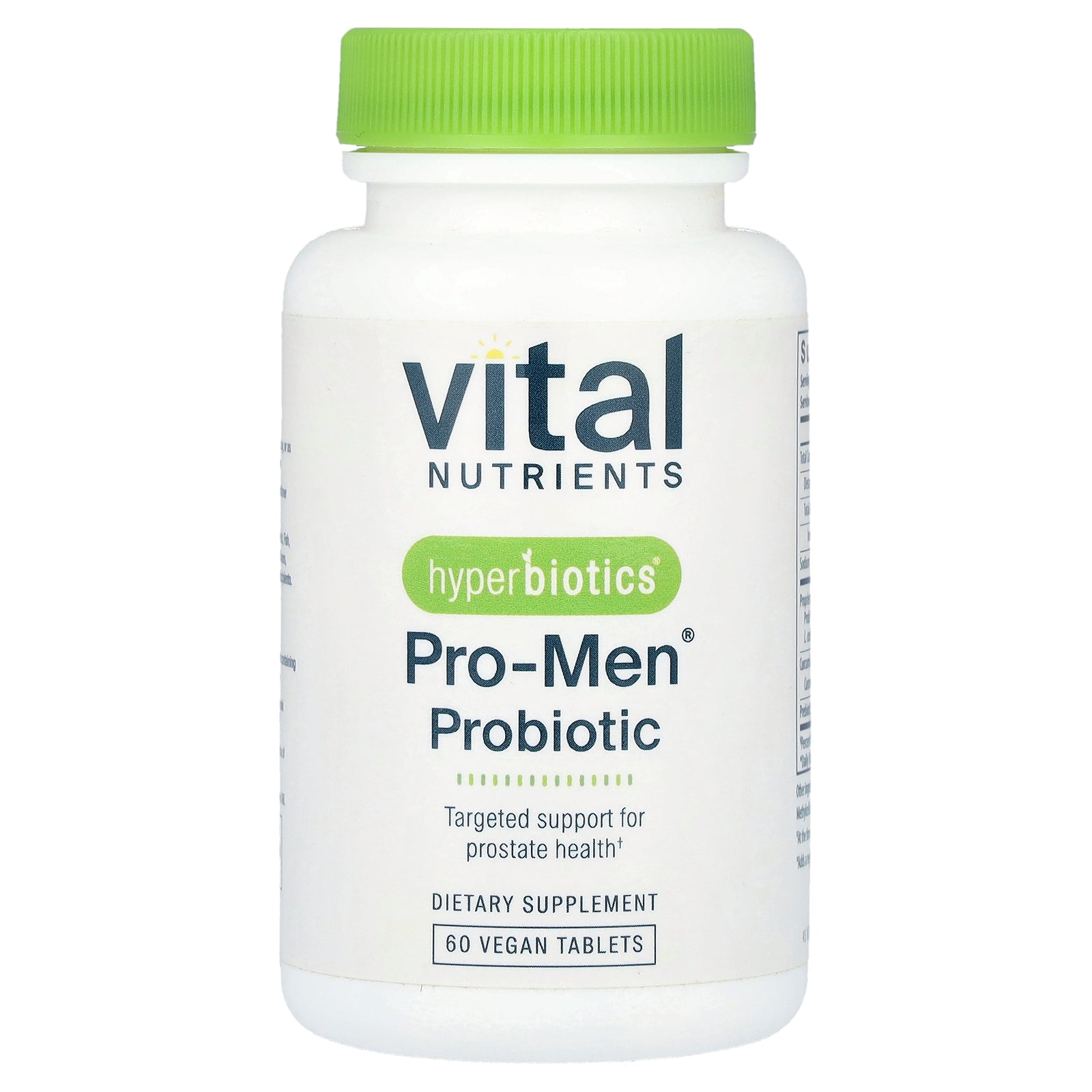 Foto 2 pulgar | Suplemento Vital Nutrients Hyperbiotics Pro-men Probiotic 60 Tabletas - Venta Internacional.