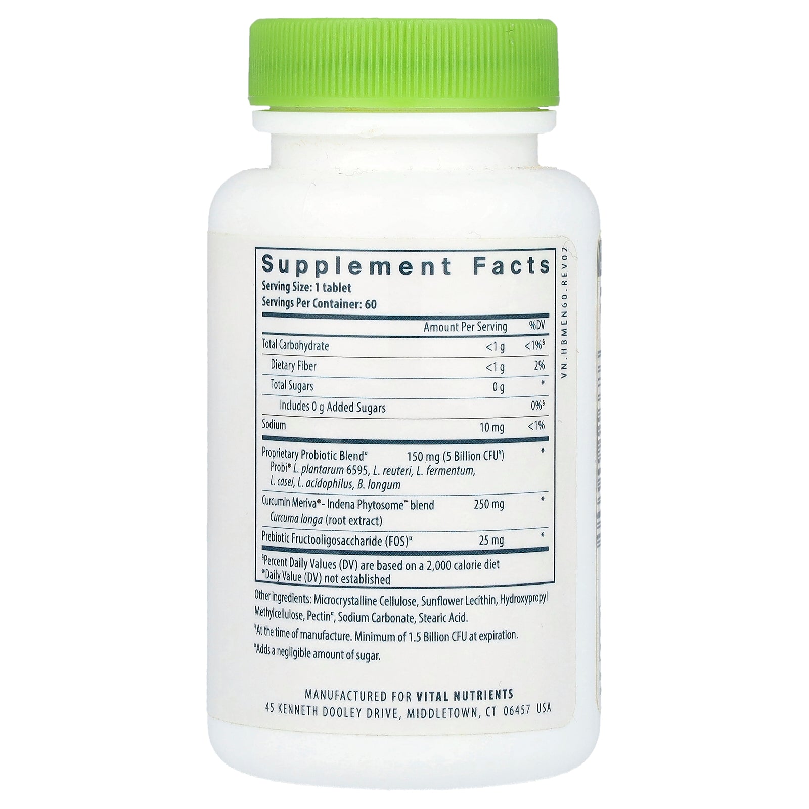 Foto 3 pulgar | Suplemento Vital Nutrients Hyperbiotics Pro-men Probiotic 60 Tabletas - Venta Internacional.