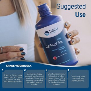 Foto 4 | Suplemento De Oligoelementos Líquidos Cal/mag/zinc 946 Ml - Venta Internacional.