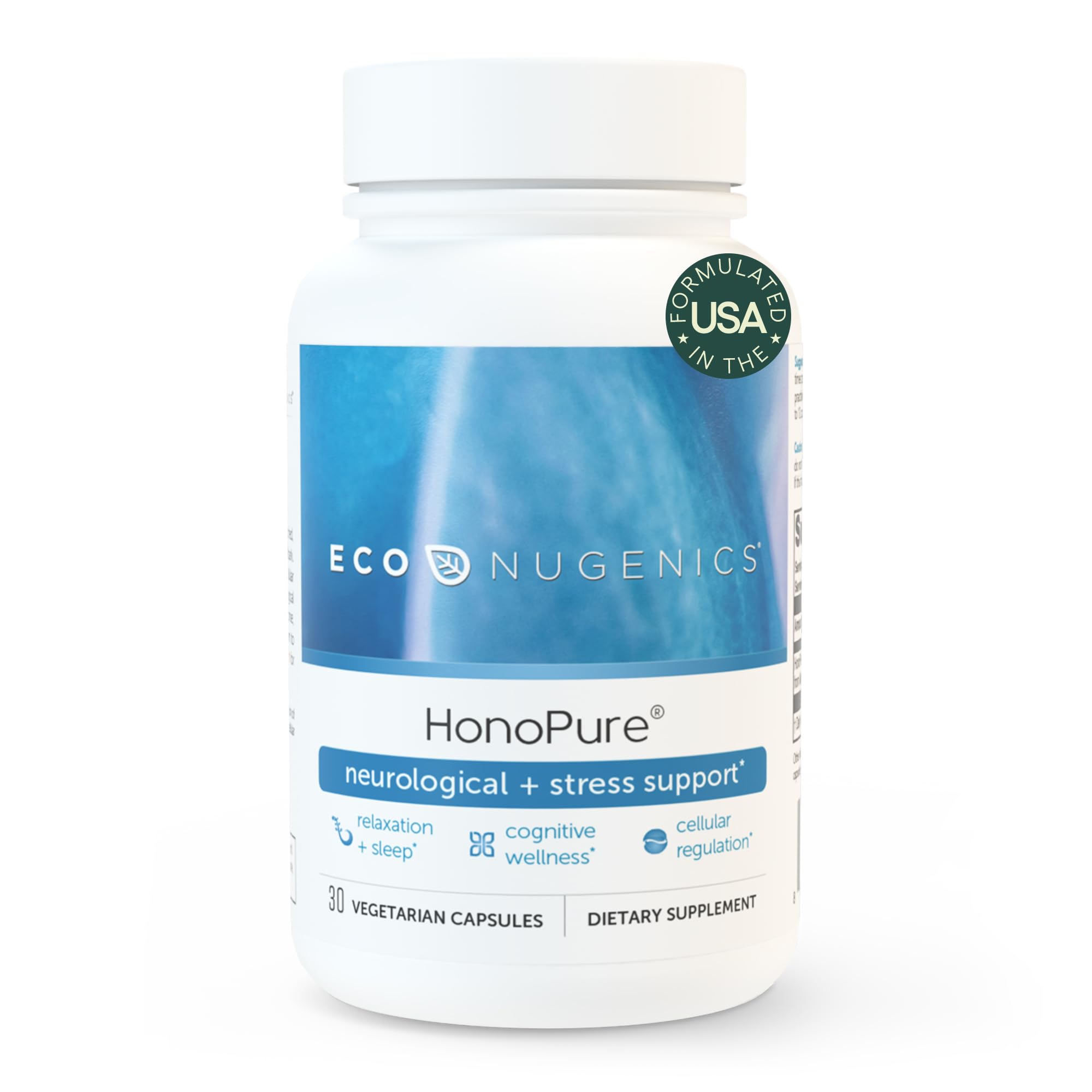 Suplemento Econugenics Honopure  Extracto De Corteza De Magnolia  30 Cápsulas - Venta Internacional.