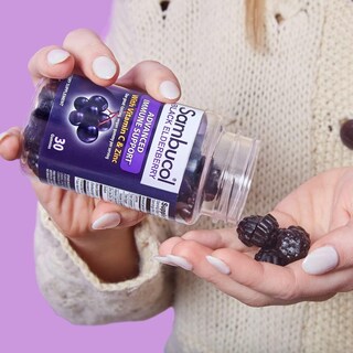 Foto 4 | Complemente Las Gomitas De Saúco Negro Sambucol Con Zinc Y Vitamina C - Venta Internacional.