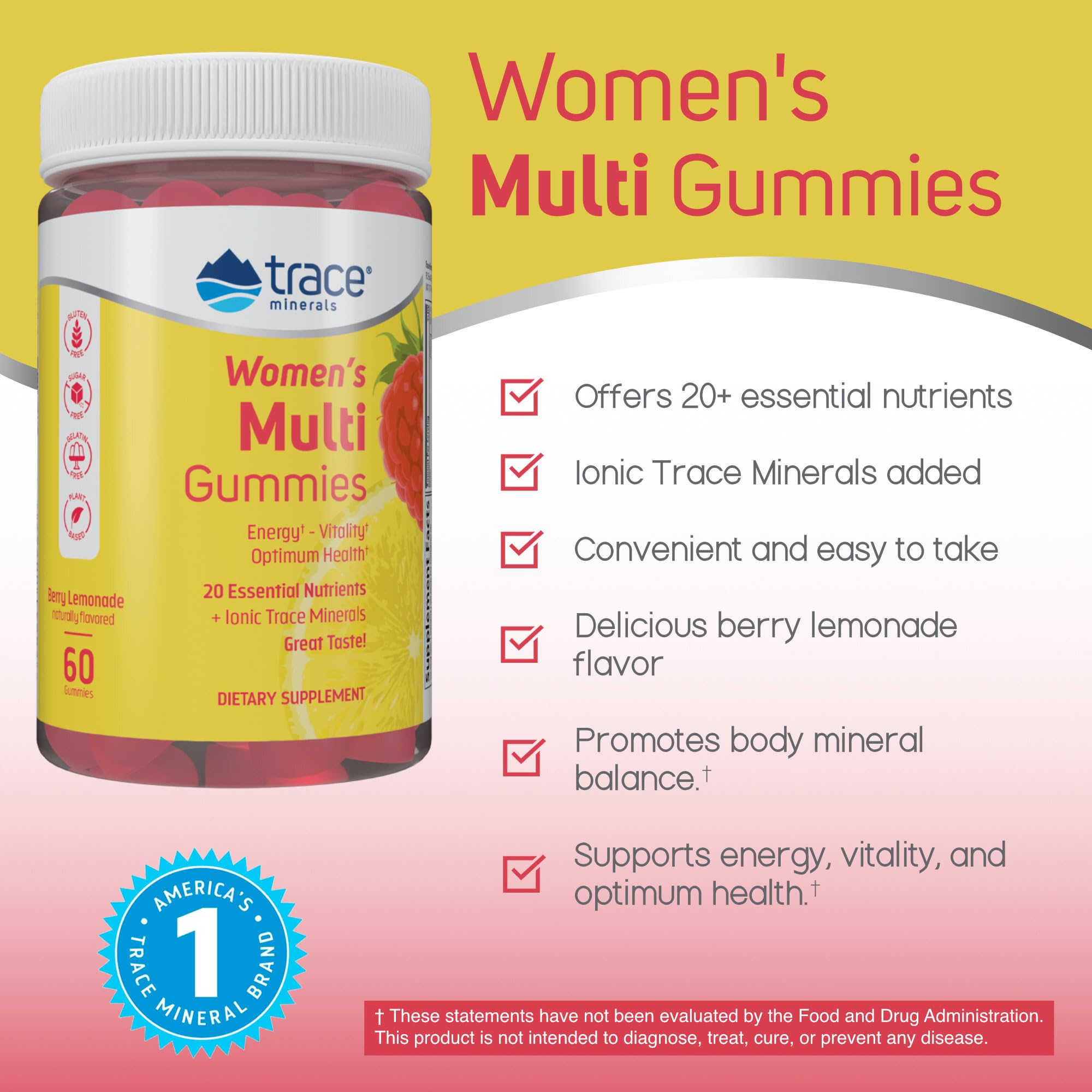 Foto 3 pulgar | Suplemento Trace Minerals Multi Gomies Para Mujer 60 Unidades - Venta Internacional.