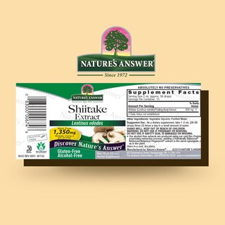 Foto 3 | Suplemento Alimenticio De Extracto De Hongos Shiitake De Nature's Answer, 30 Ml - Venta Internacional