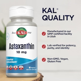Foto 5 | Suplemento Kal de Astaxantina 60 Cápsulas - Venta Internacional