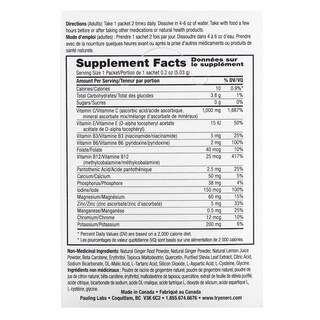 Foto 2 | Mezcla De Bebidas Con Vitamina C Ener-c Limón Y Jengibre Sin Azúcar 1000 Mg - Venta Internacional.