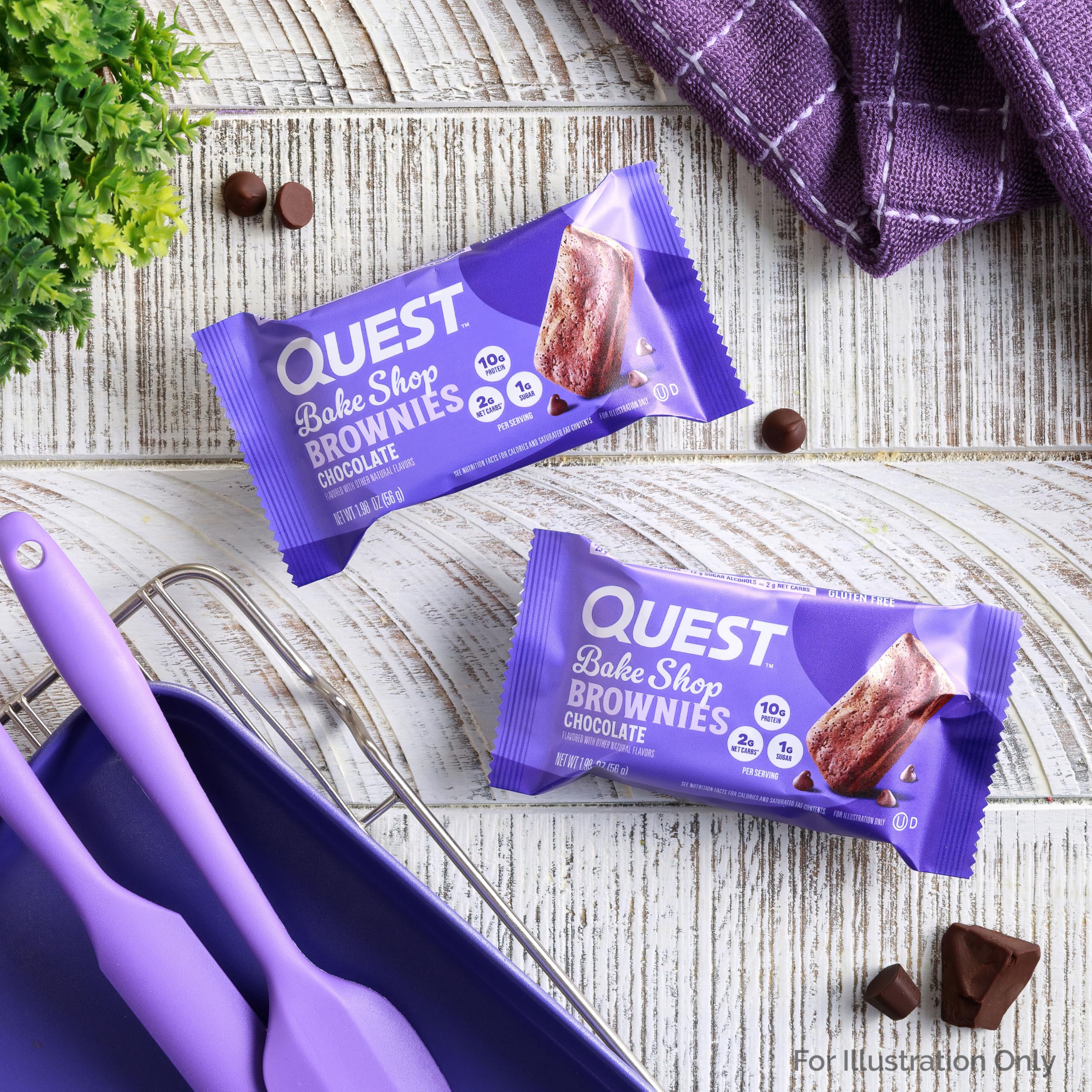Foto 4 pulgar | Brownies De Chocolate Snack Quest Bake Shop  10 G De Proteína  10 G - Venta Internacional.