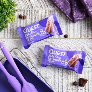 Foto 3 | Brownies De Chocolate Snack Quest Bake Shop 10 G De Proteína 10 G - Venta Internacional.