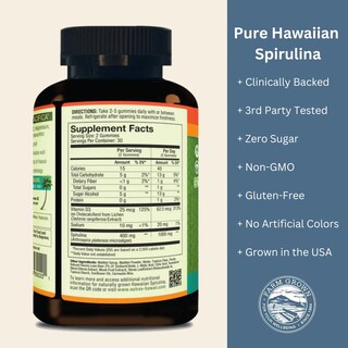 Foto 2 | Suplemento Nutrex Hawaii Spirulina Gummy 60 Comprimidos - Venta Internacional.