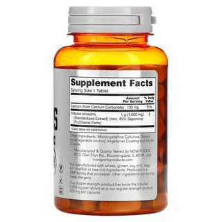 Foto 2 | Suplemento Now Foods Sports Tribulus 1000 Mg 90 Comprimidos - Venta Internacional.