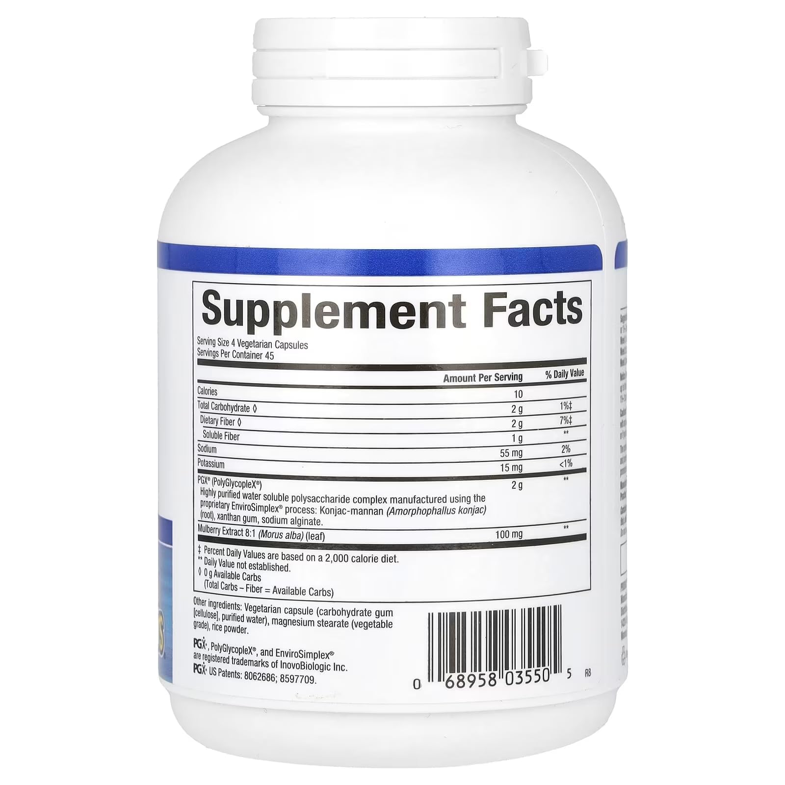 Foto 3 pulgar | Suplemento Natural Factors Pgx Wellbetx Plus Mulberry 180 Cápsulas - Venta Internacional