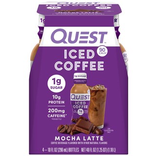 Foto 1 | Café Con Leche Iced Coffee Quest Nutrition 10 G De Proteína 200 Ml - Venta Internacional.