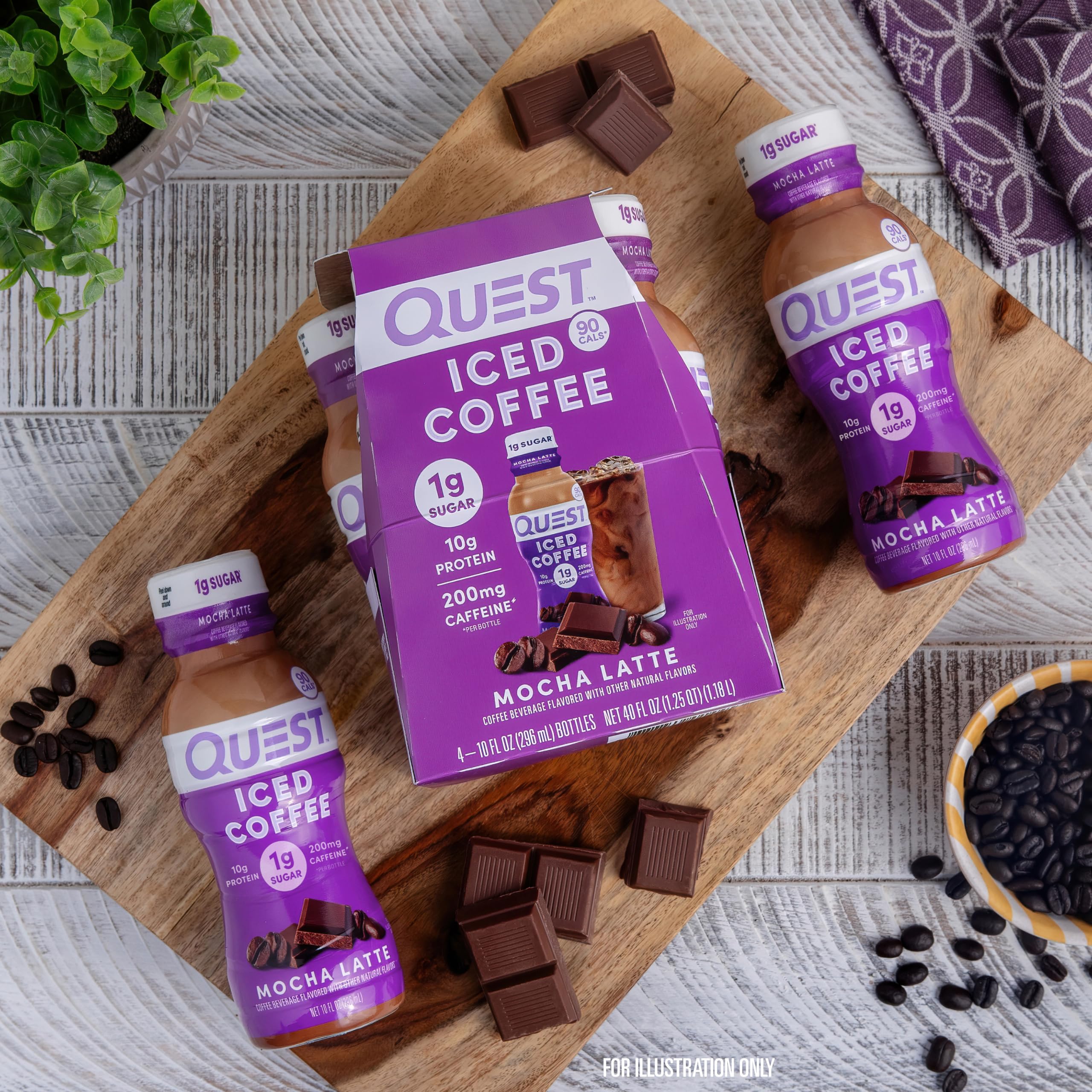 Foto 7 pulgar | Café Con Leche Iced Coffee Quest Nutrition  10 G De Proteína  200 Ml - Venta Internacional.