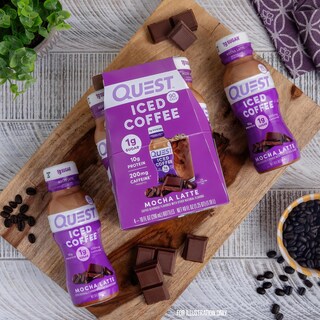Foto 6 | Café Con Leche Iced Coffee Quest Nutrition 10 G De Proteína 200 Ml - Venta Internacional.