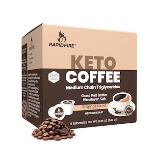 Foto 1 | Cápsulas de Café Rapid Fire Original Flavor Keto 1 Caja con 16 Piezas - Venta Internacional