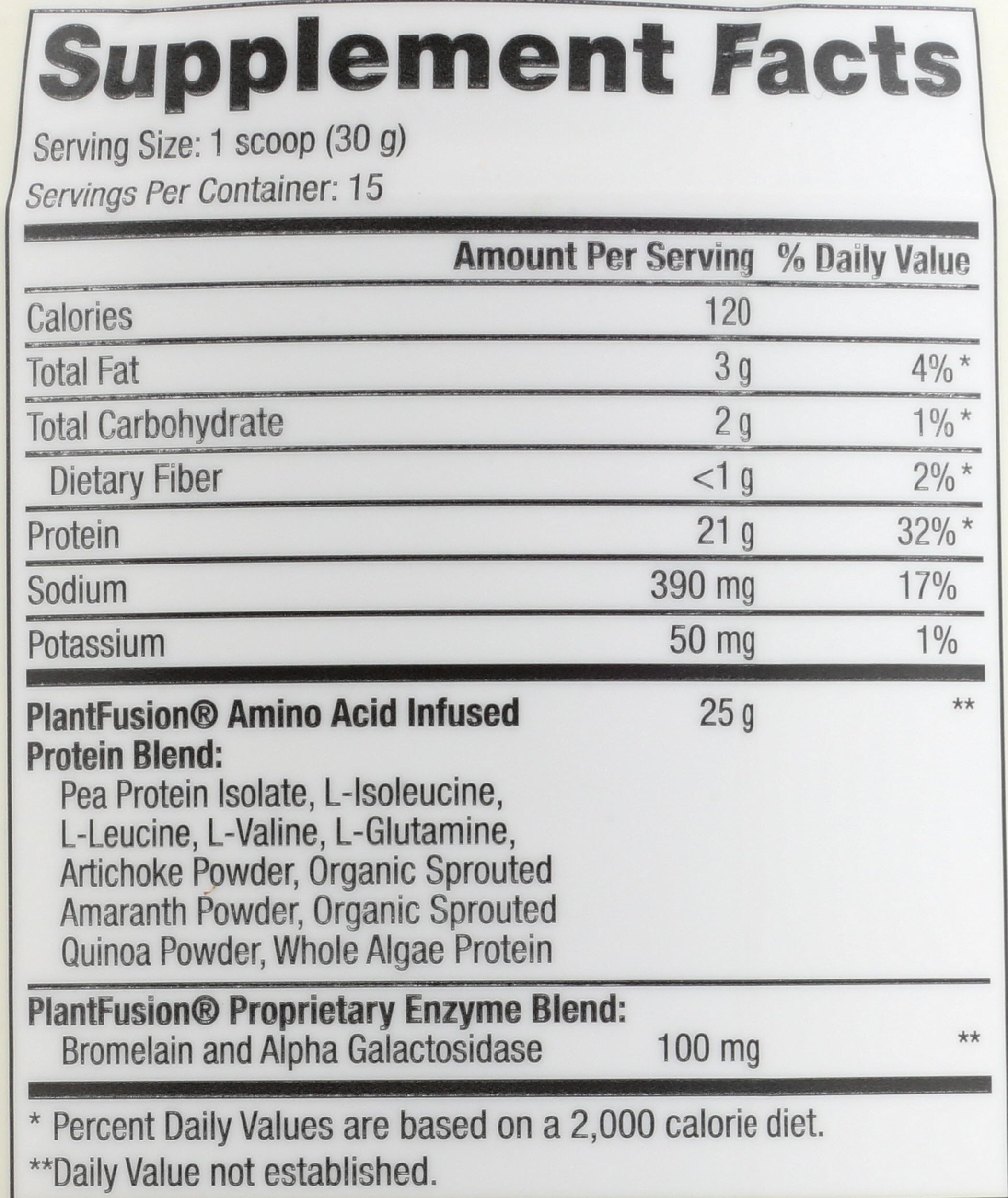 Foto 3 | Proteína En Polvo Plantfusion Complete Vegan Con Bcaa 454 G - Venta Internacional.