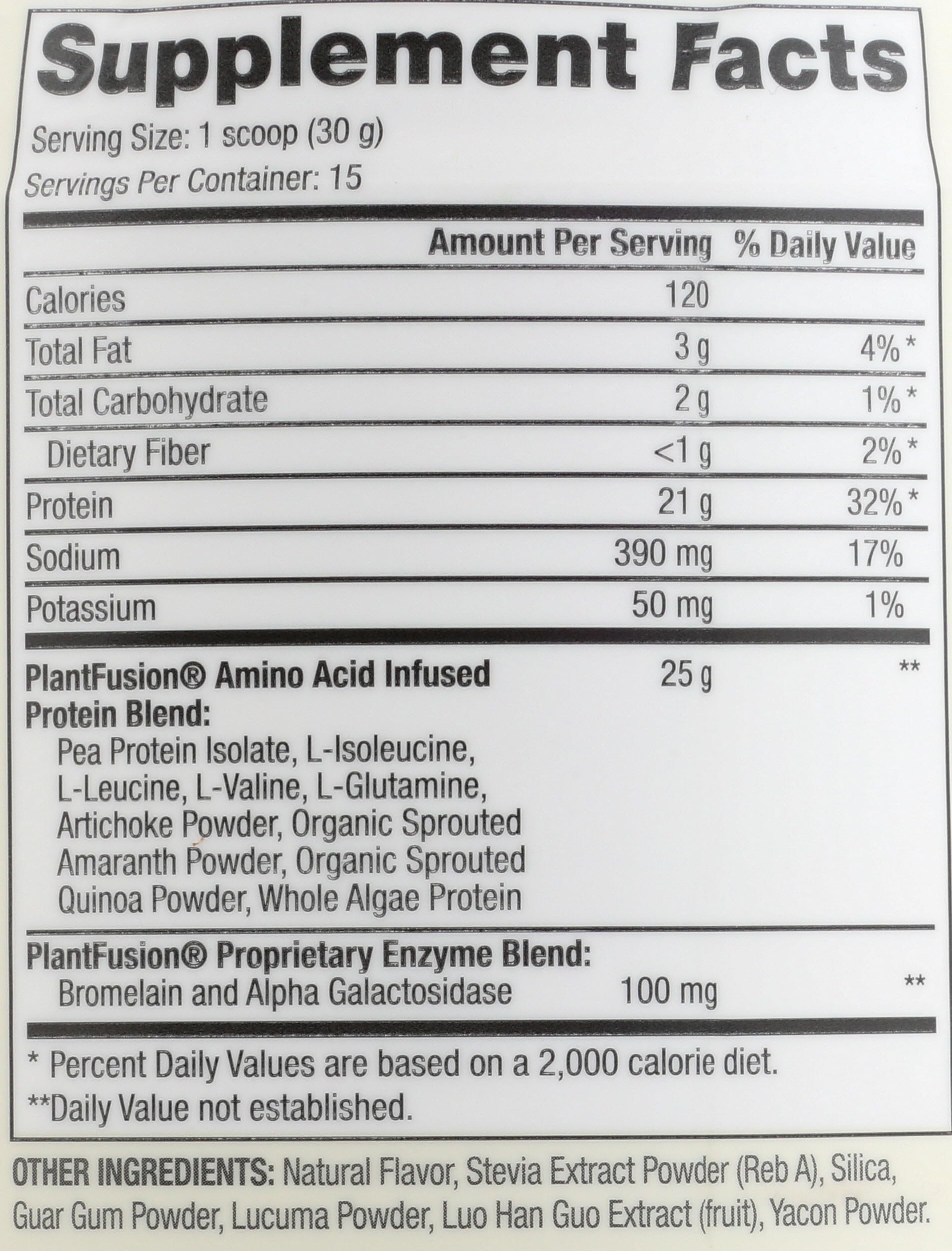 Foto 5 pulgar | Proteína En Polvo Plantfusion Complete Vegan Con Bcaa 454 G - Venta Internacional.