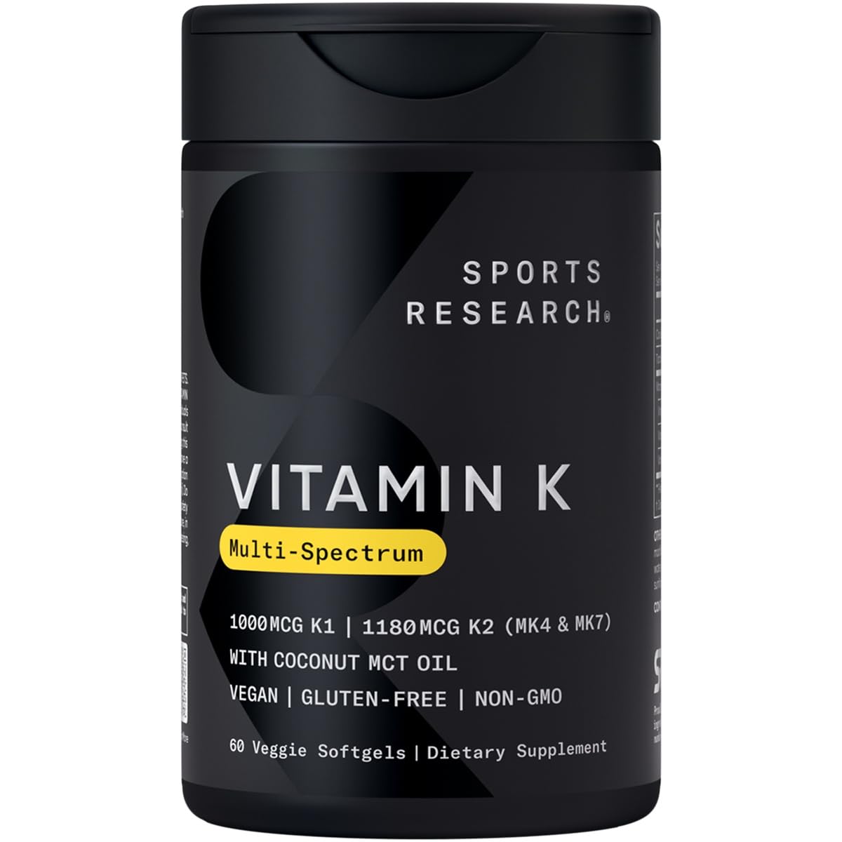 Foto 2 pulgar | Vitamina K Sports Research 60 Tabletas-Venta Internacional