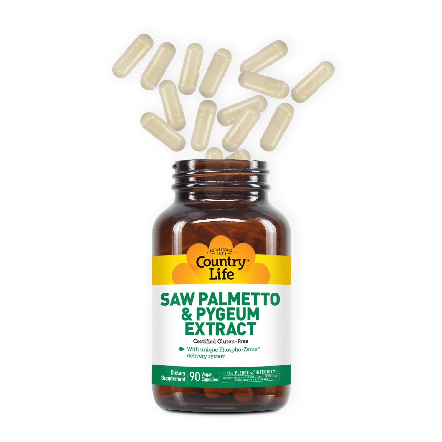 Foto 5 pulgar | Suplemento Country Life Saw Palmetto y Pygeum 90 Cápsulas - Venta Internacional