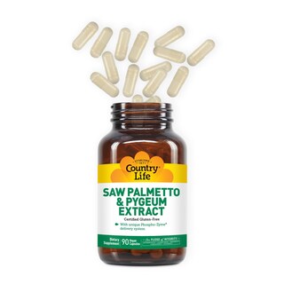 Foto 4 | Suplemento Country Life Saw Palmetto y Pygeum 90 Cápsulas - Venta Internacional
